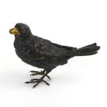 BERGMANN. Wiener Bronze: Amsel.