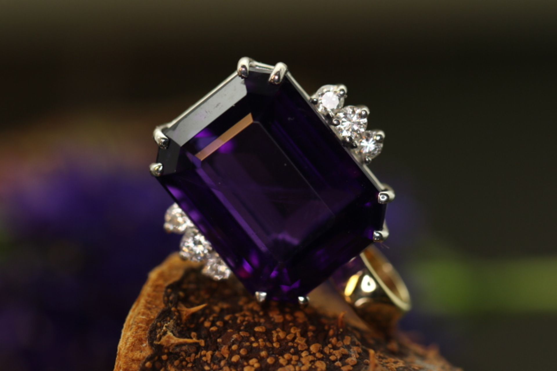 Traum Anhänger mit Amethyst und Brillanten