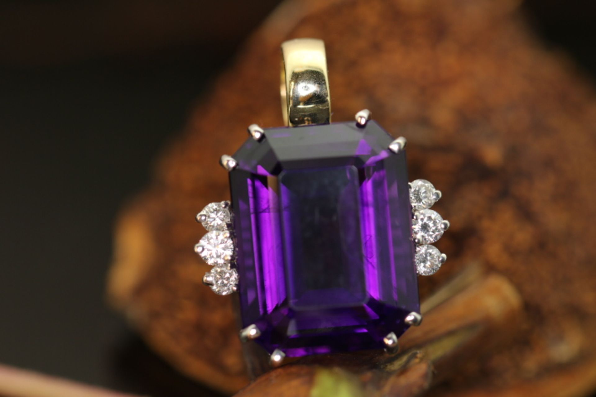 Traum Anhänger mit Amethyst und Brillanten - Image 4 of 6