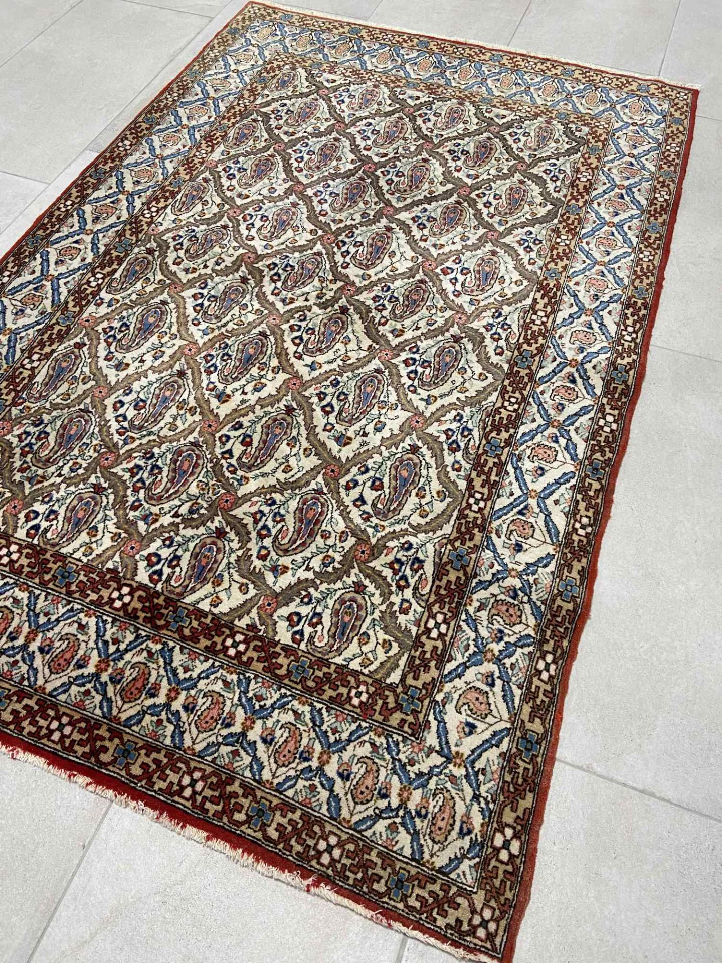 Persian carpet Ghom, 210x135cm. - Image 3 of 4