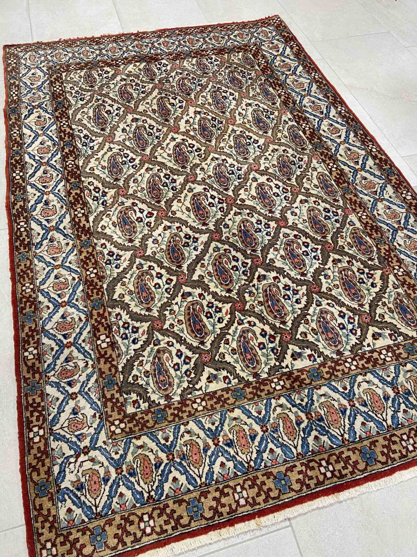 Persian carpet Ghom, 210x135cm. - Image 2 of 4