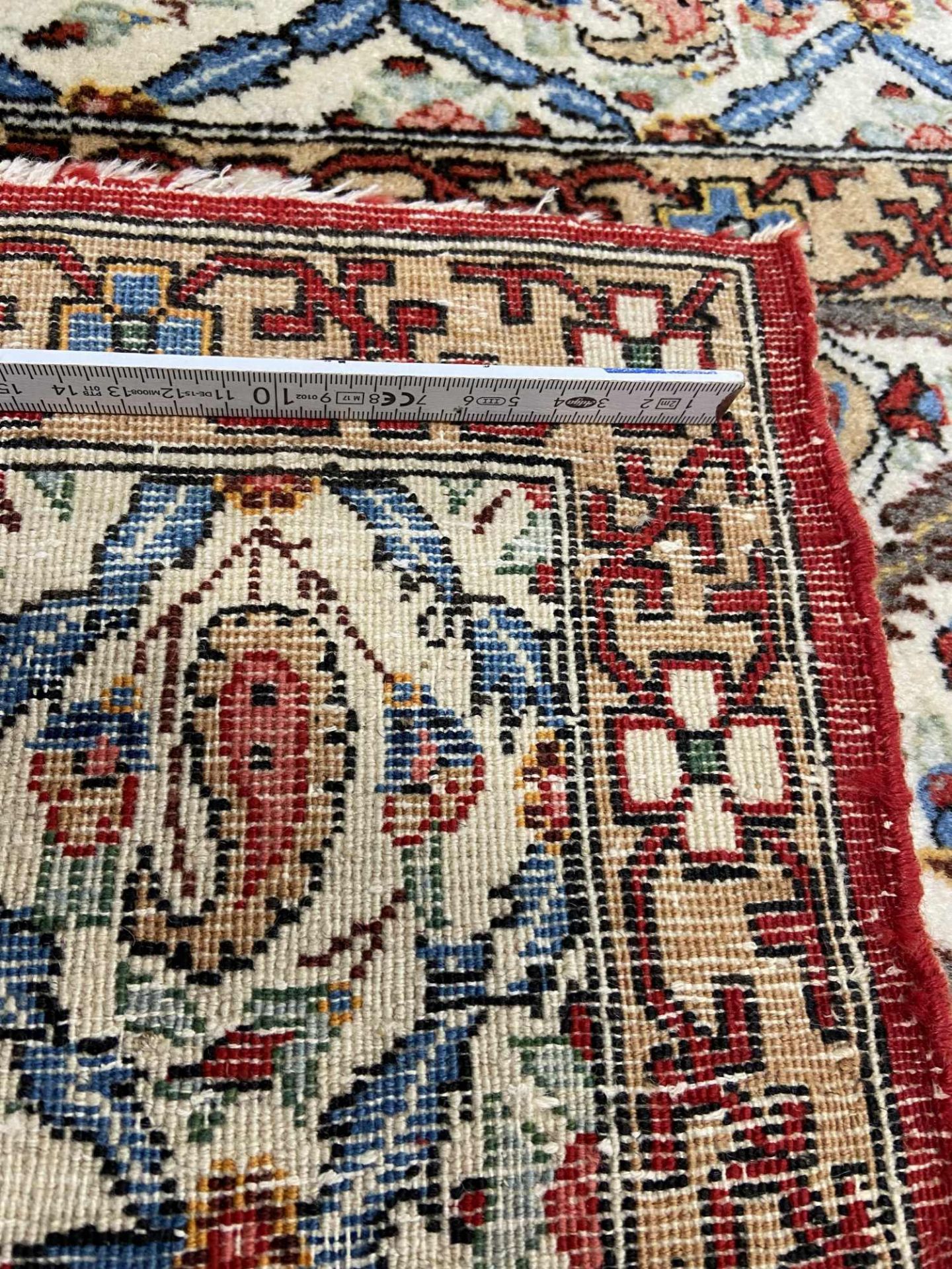 Persian carpet Ghom, 210x135cm. - Image 4 of 4