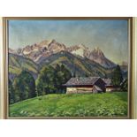 Max Kertz (1882 - 1949) - Landschaft bei Partenkirchen, 1945