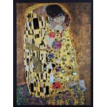 Hochwertige Druckgrafik - Gustav Klimt, Der Kuss
