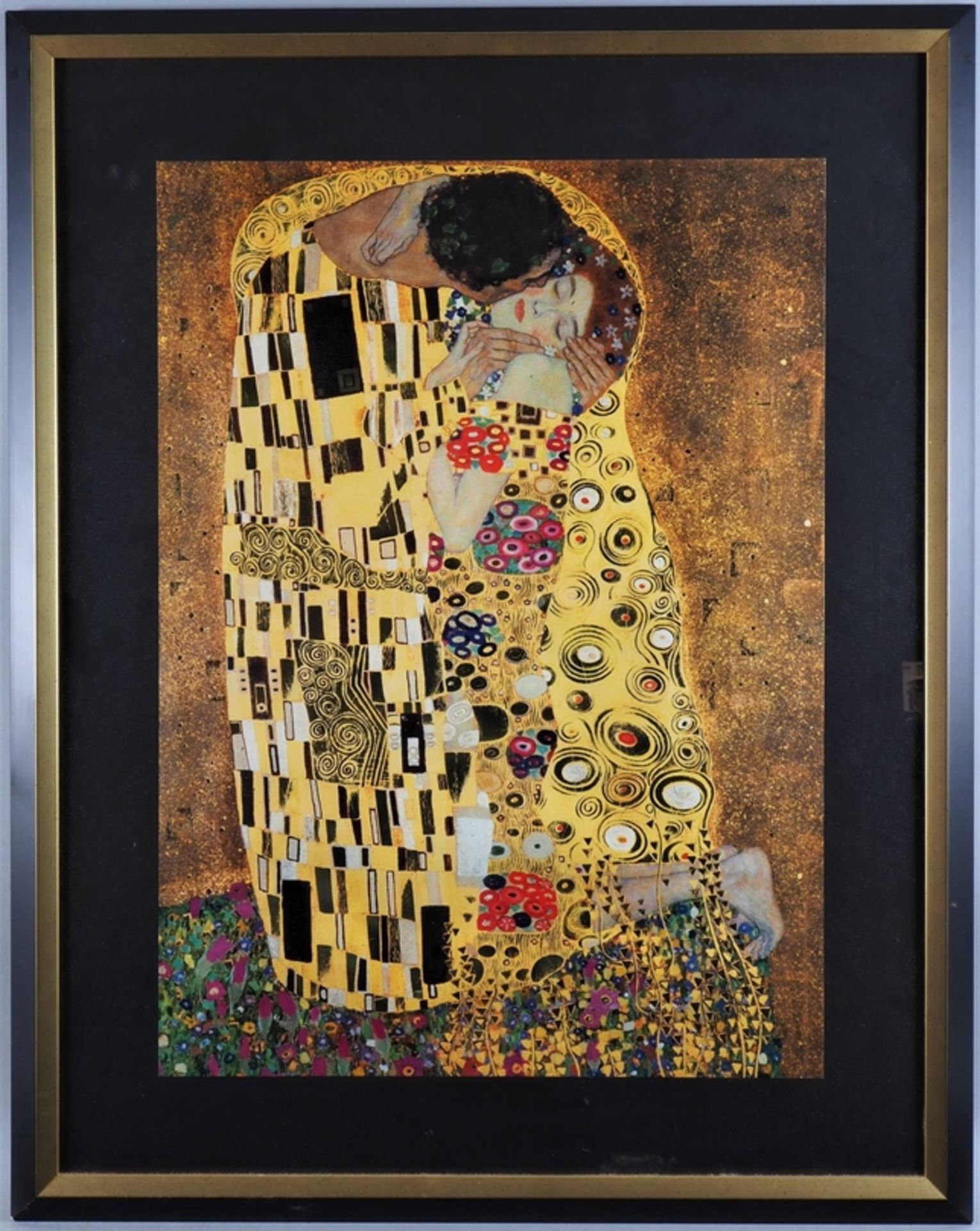 Hochwertige Druckgrafik  - Gustav Klimt, Der Kuss - Bild 2 aus 2