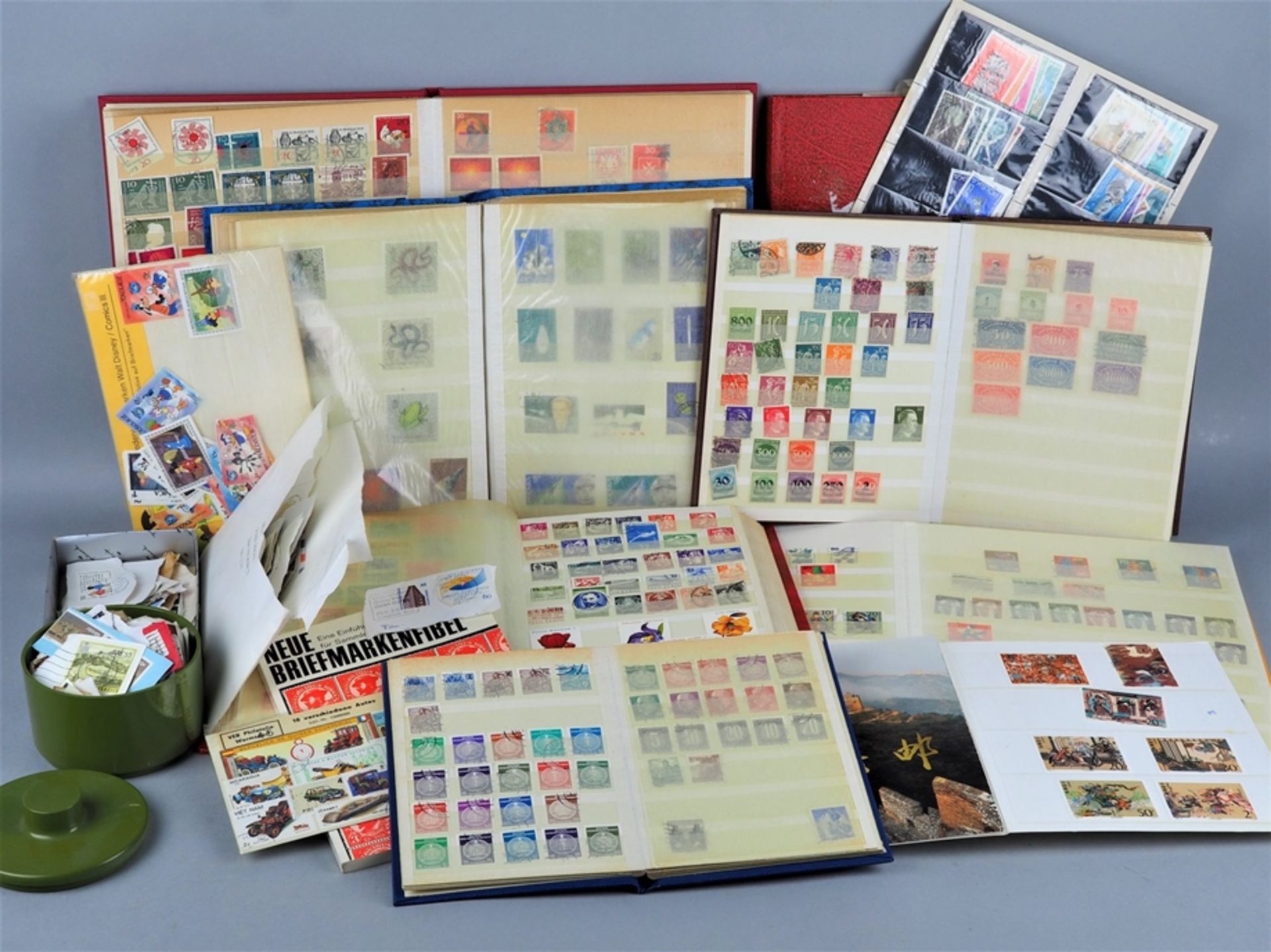 Assorted stamps from all over the world