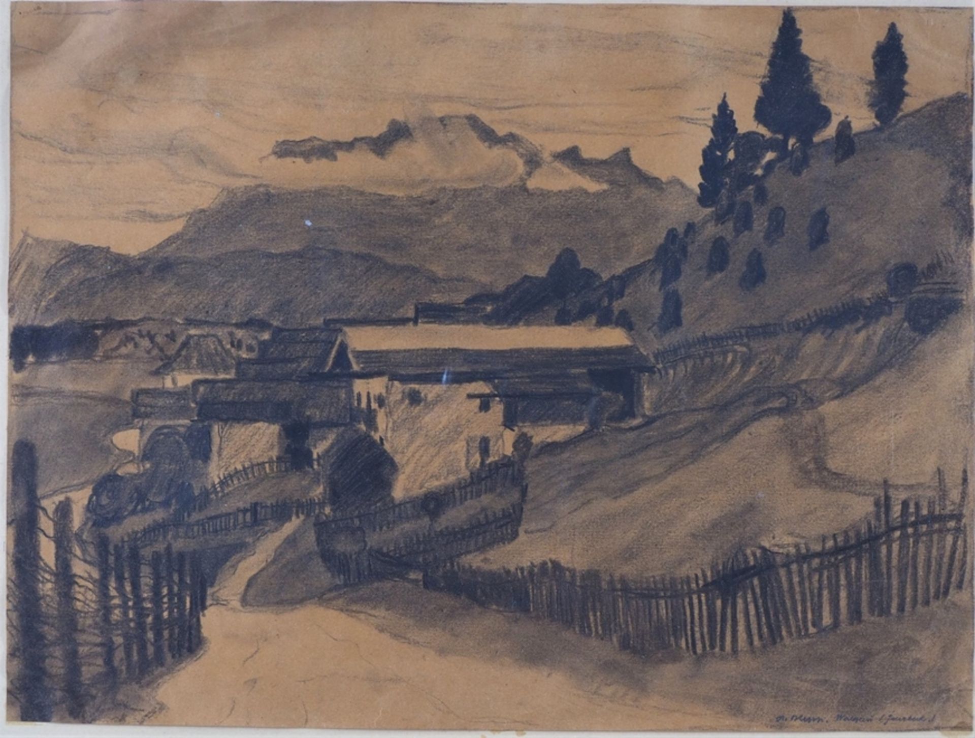 August Blepp ( 1885- 1949, Weilen unter den Rinnen) - Wallgau, Isar Valley