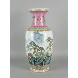 Antike Porzellan Vase, China, fein handbemalt