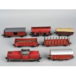 Märklin Lok + 6 Wagen, Spur H0