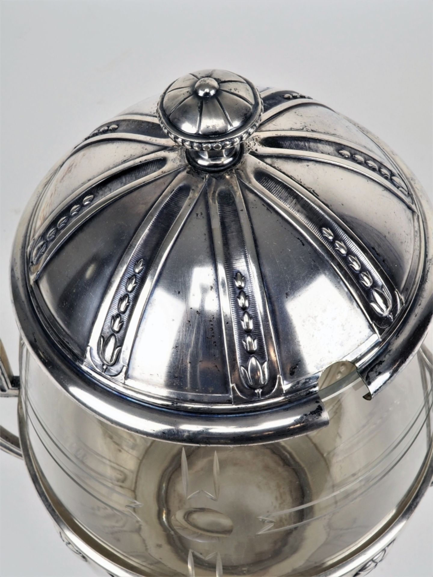 Big art nouveau punch bowl, around 1900 - Image 3 of 4