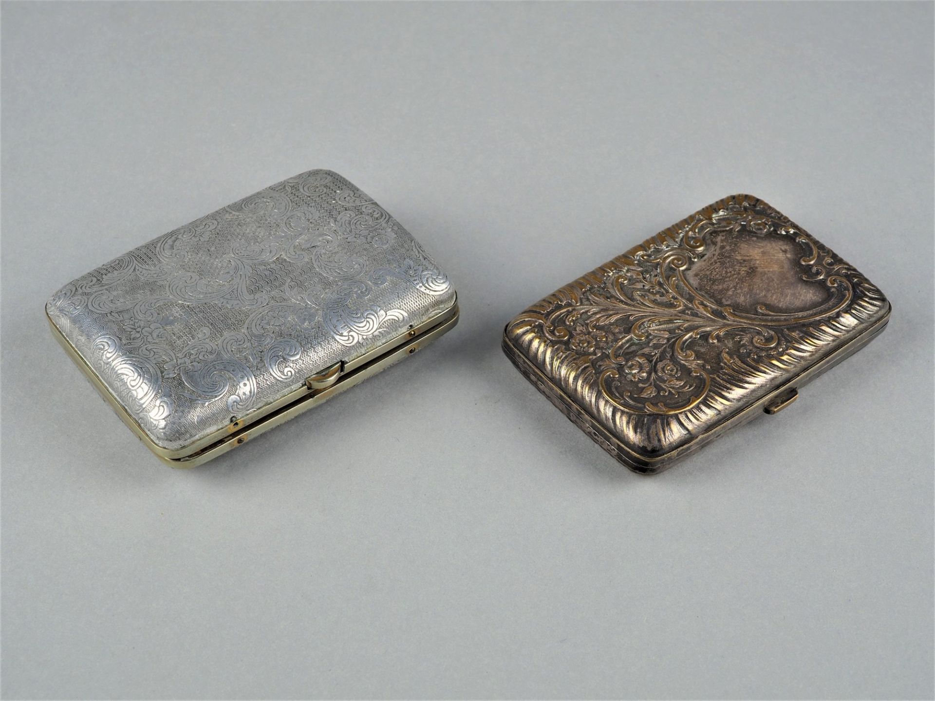 Antique cigarette case and wallet