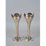 Ein Paar Vasen, Silber 800er