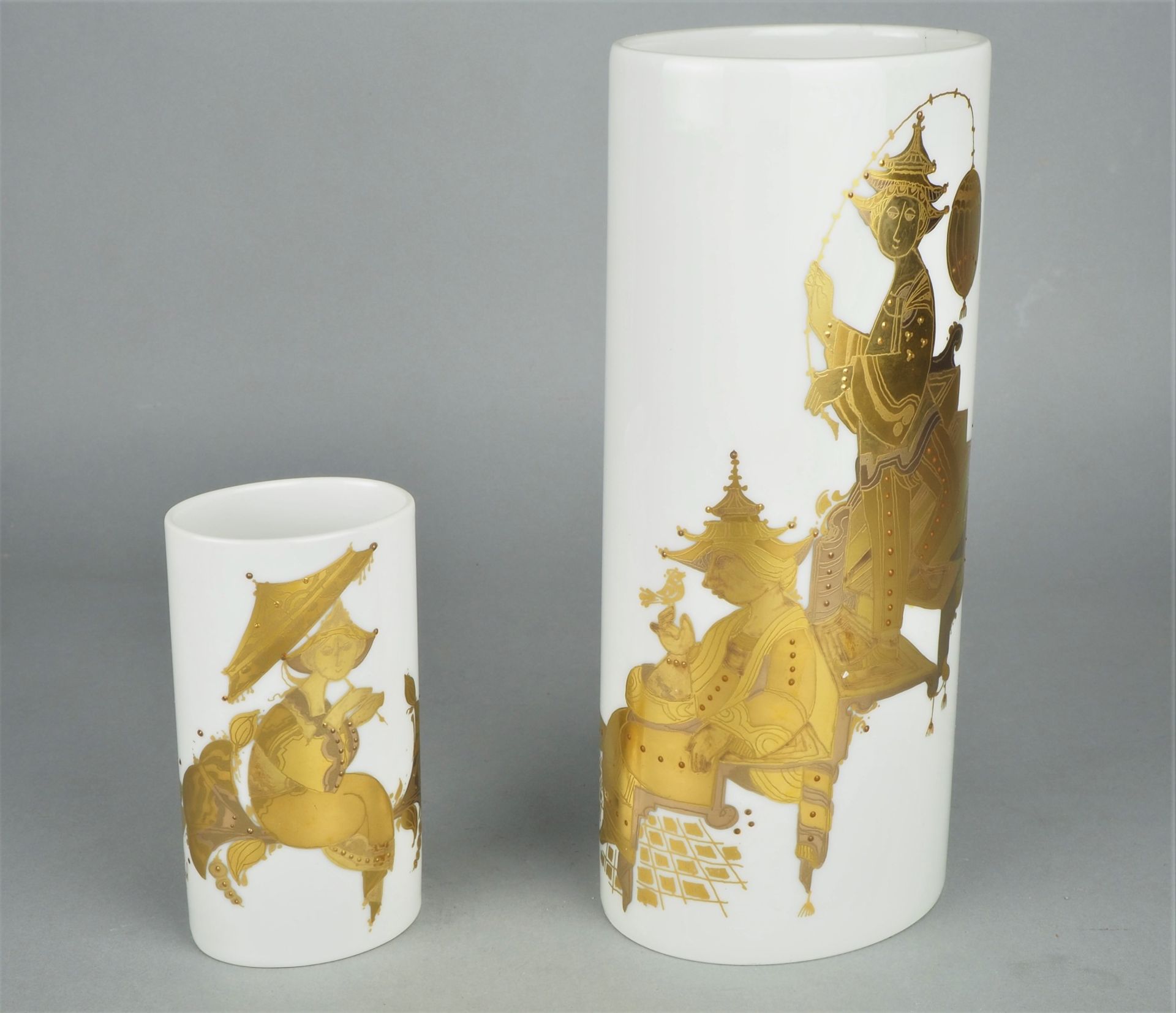 Paar Rosenthal Vasen "Quatre Couleurs"