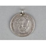 Deutsch-Ostafrika 1 Rupie 1890 - Silber Münzanhänger