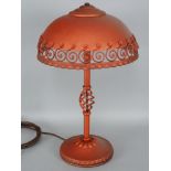 Große Art Deco Designer Tischlampe