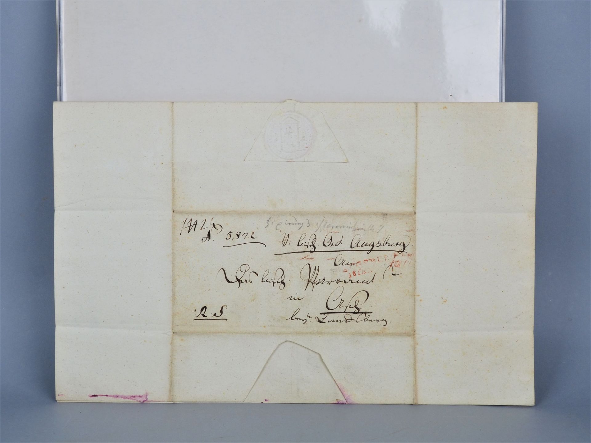 Brief des bischöflichen Ordinariats, von 1849 - Bild 2 aus 2
