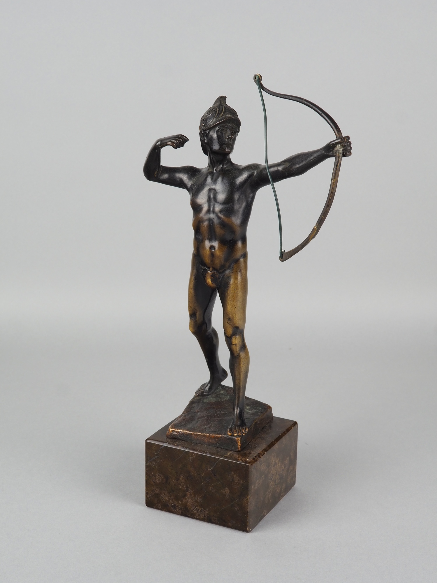 Bronze archer by Victor Bugler