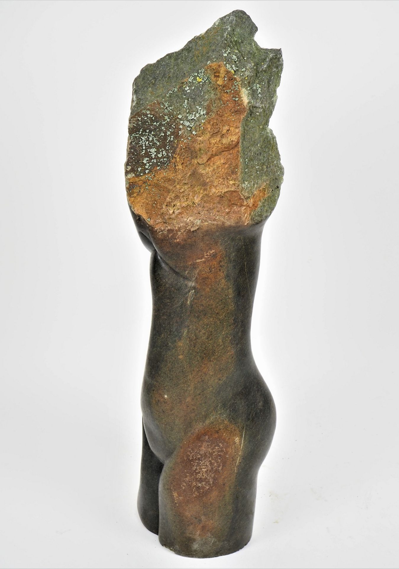 Shona sculpture, female nude torso - Image 3 of 5