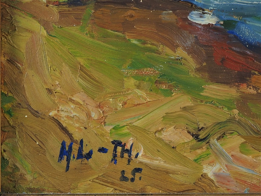 Painting Lake Constance, Säntis and Altmann, 1925 - Image 3 of 4