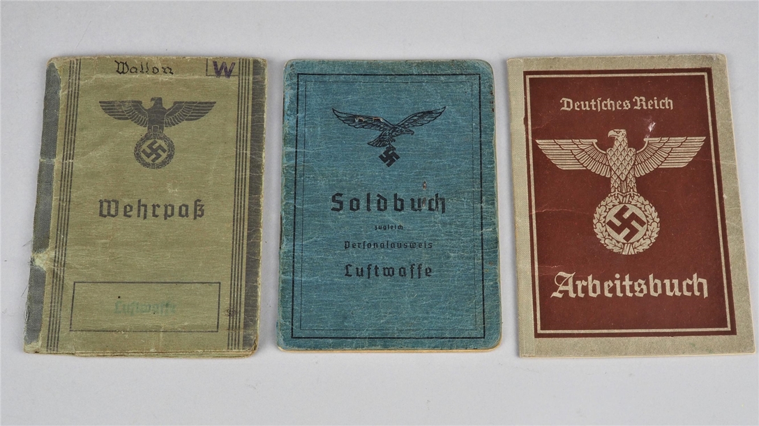 3rd Reich, Luftwaffe documents estate, all belonging to - Image 2 of 3