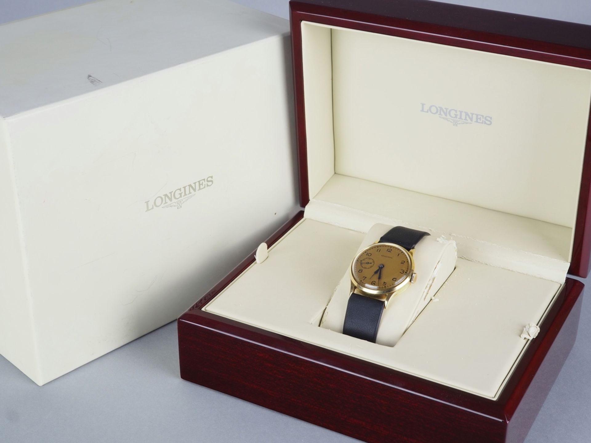 Longines Armbanduhr, 14K Gold, 1940er Jahre