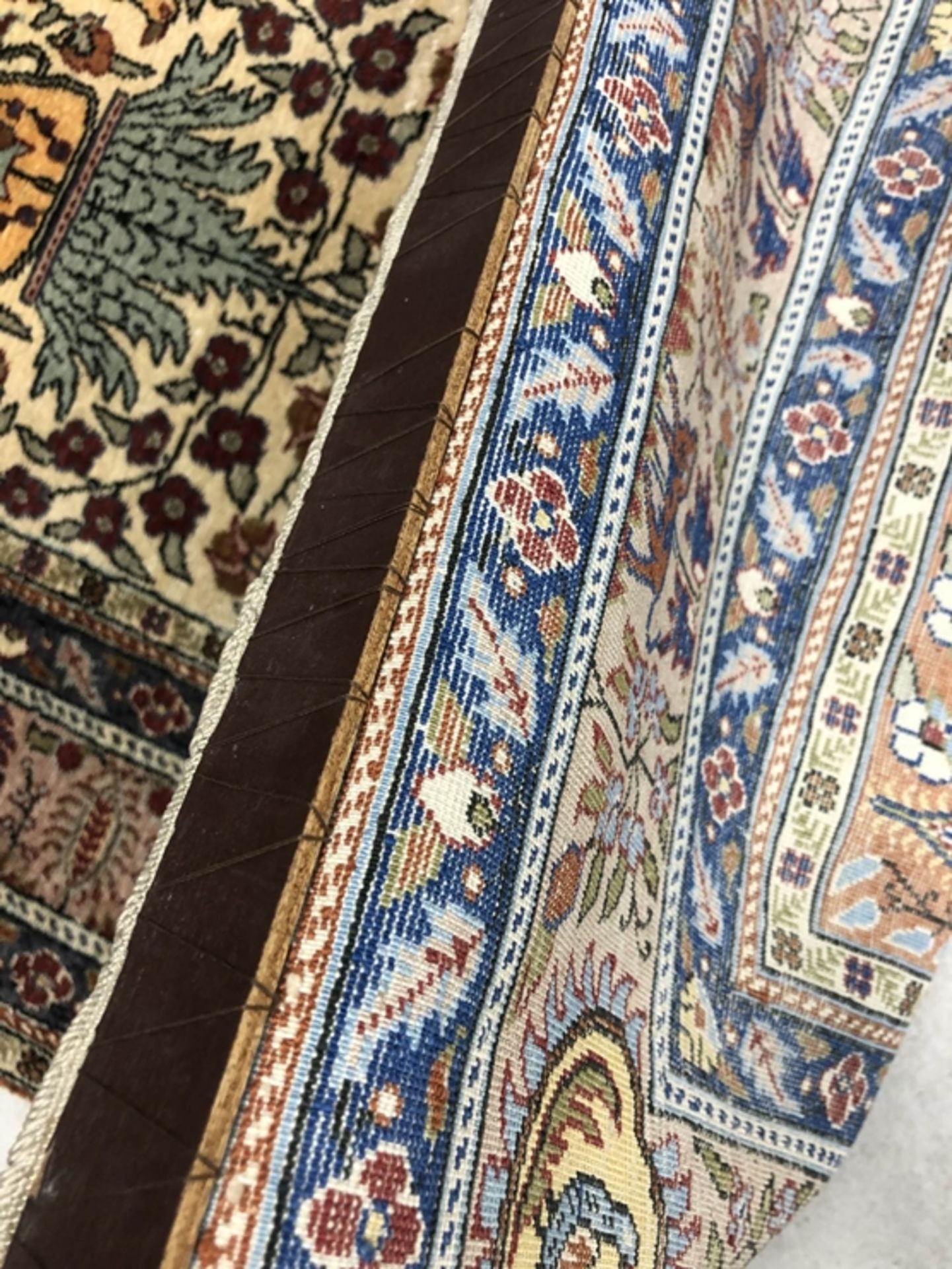 Orientteppich, Türkei, Kayseri, Seide , 68 x 110cm - Bild 4 aus 4
