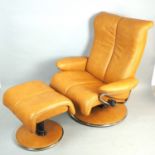 Ekornes Stressless Sessel Blues (L) mit Hocker, neuwertig