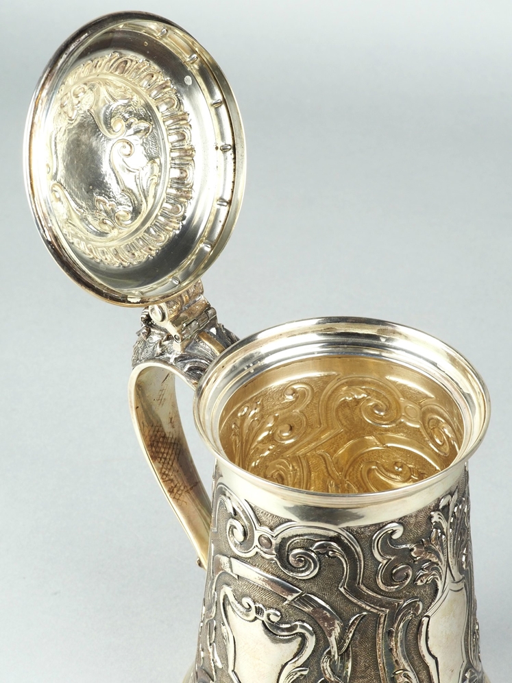 Large silver tankard, Milan, Poli Mario, 20th c. - Image 4 of 5