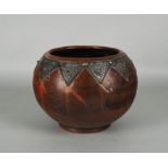 Bauchige Keramikvase, 60er Jahre