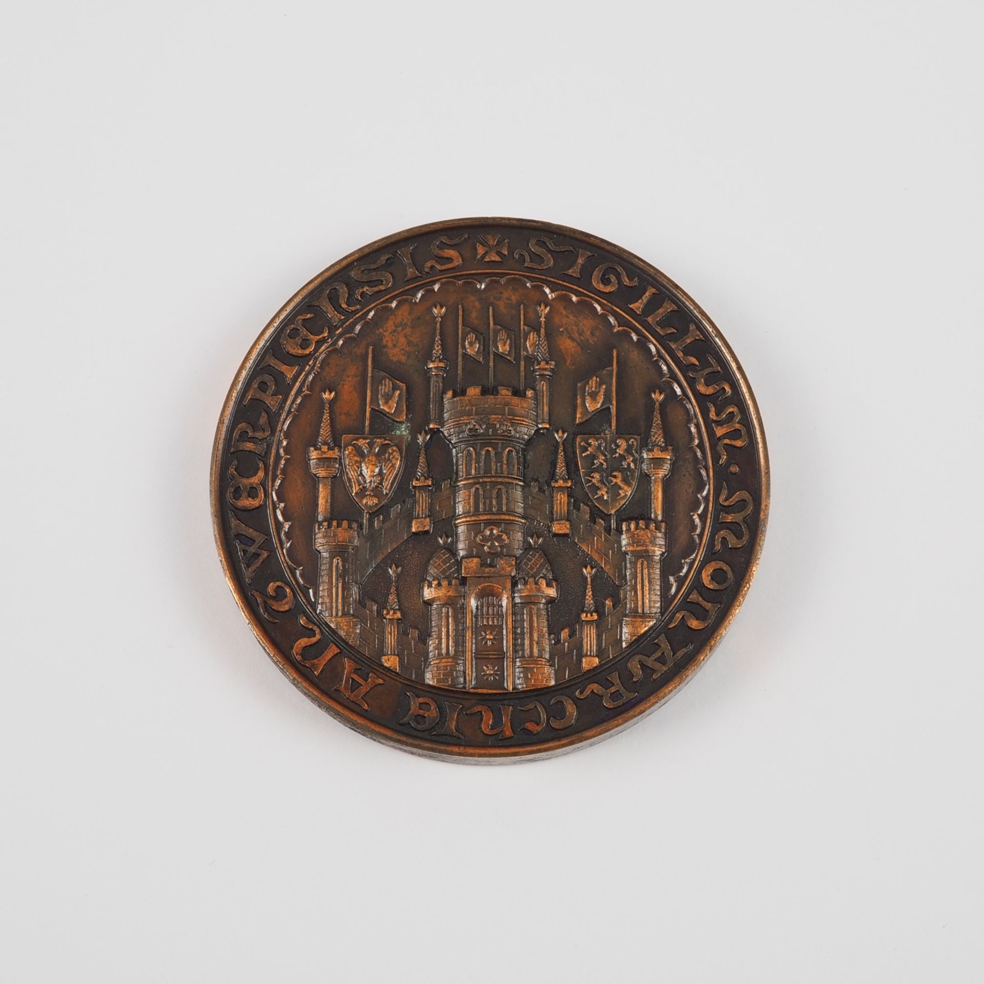 Belgien Bronze Medaille 1894, Wijk Oud Antwerpen - Bild 3 aus 4