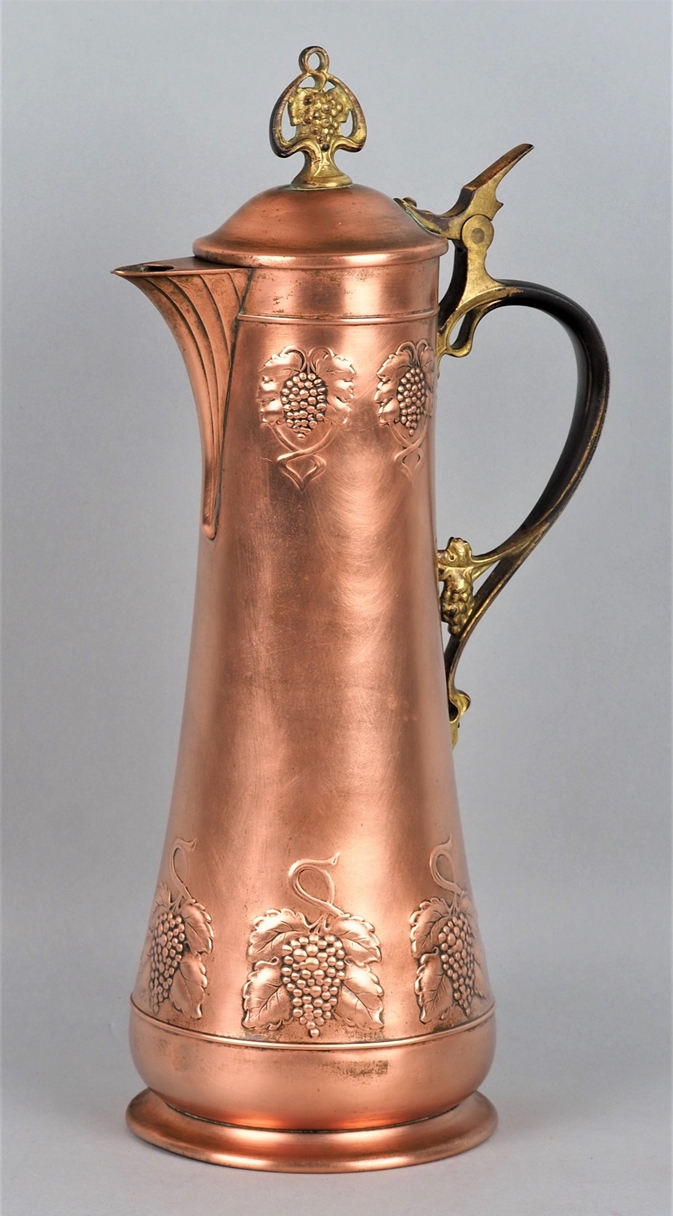 Wine jug art nouveau around 1900