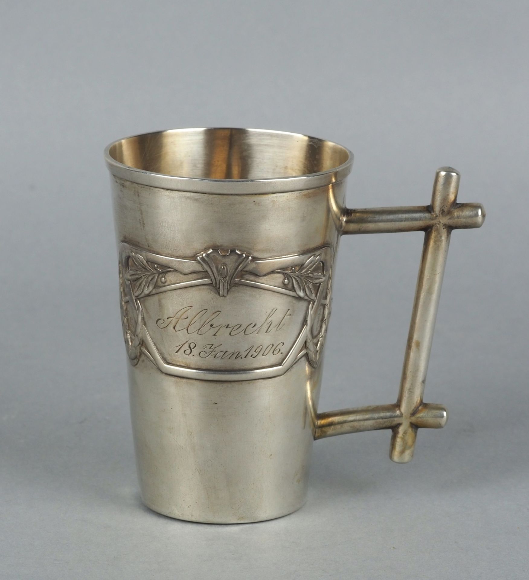 Art nouveau silver cup, Vereinigte Silberwarenfabriken, around 1906
