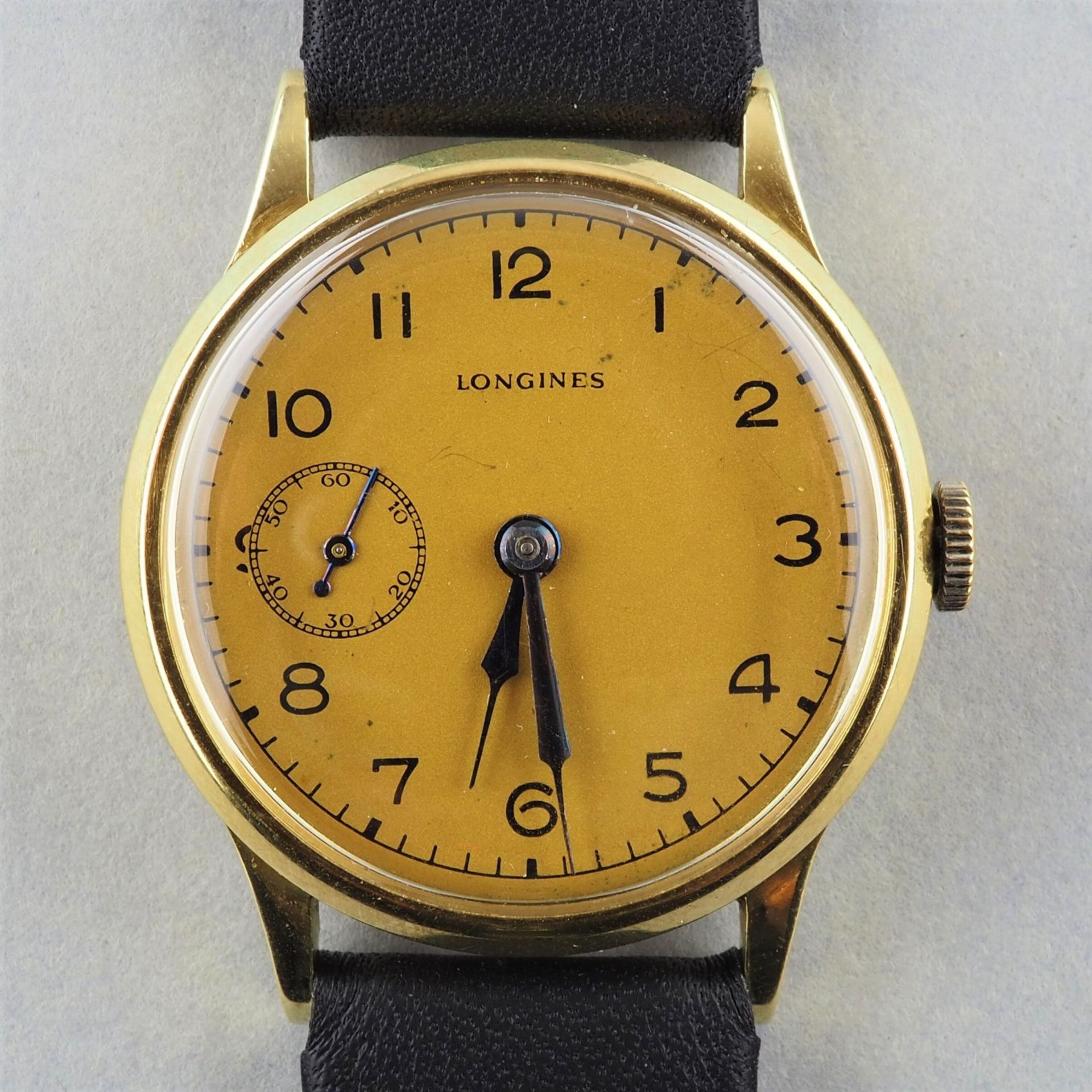 Longines Armbanduhr, 14K Gold, 1940er Jahre - Bild 2 aus 6