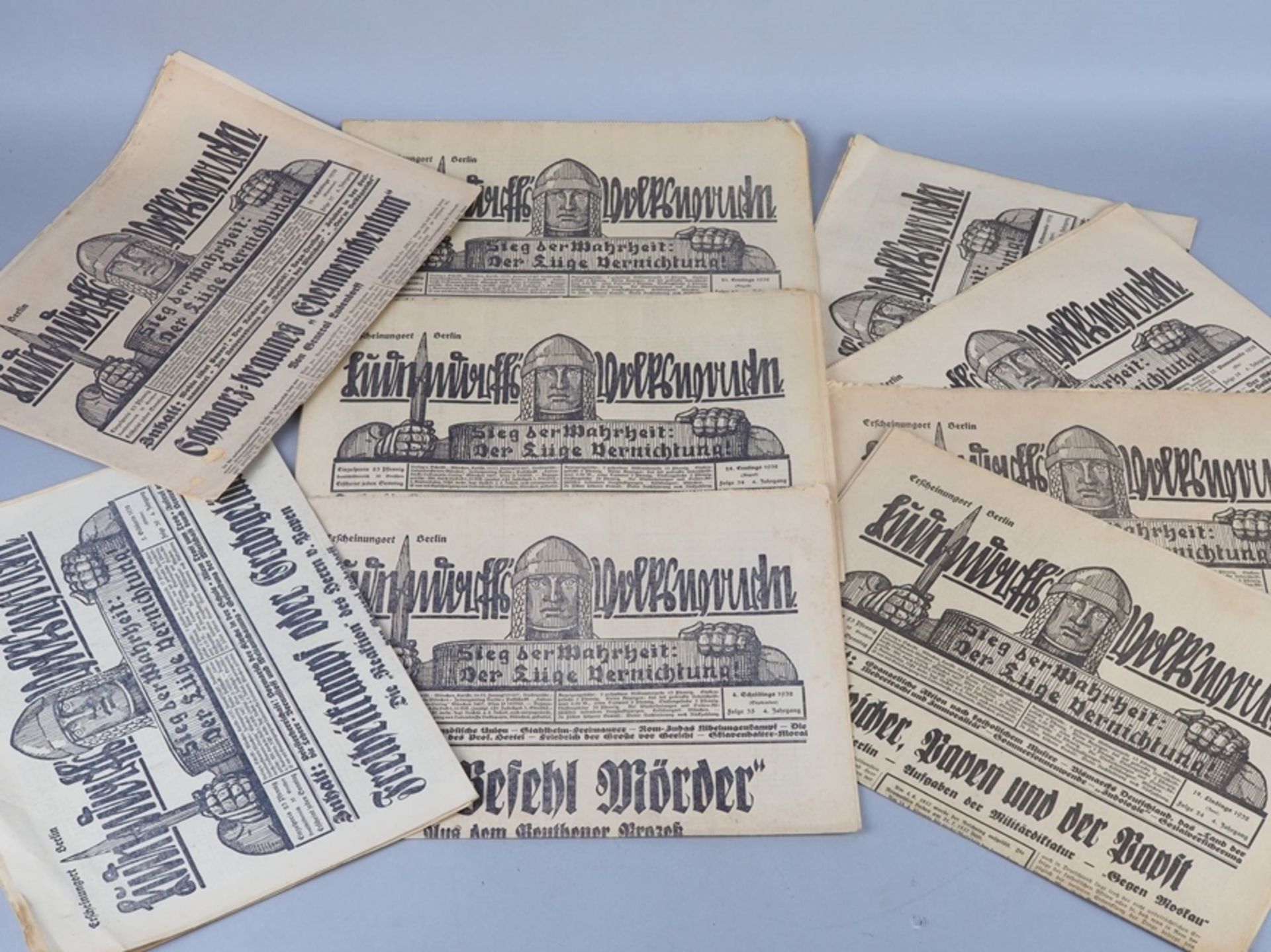 "Ludendorffs Volkswarte" 9 St. - NS-kritische Wochenzeitschrift, 1932