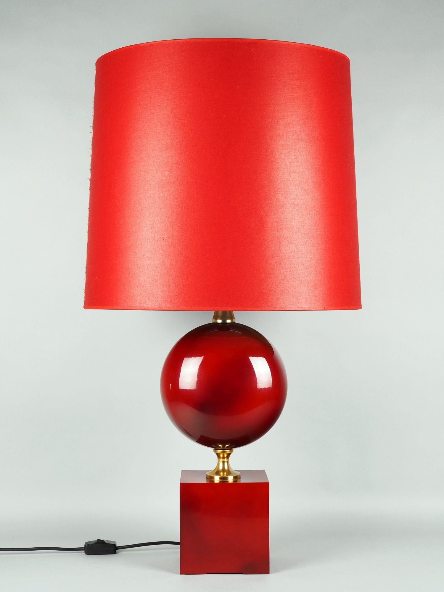 Designer table lamp, Philippe Barbier for Maison Barbier Paris, 1970s 