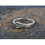 Diamant Ring, 14kt Gold, 1,9g