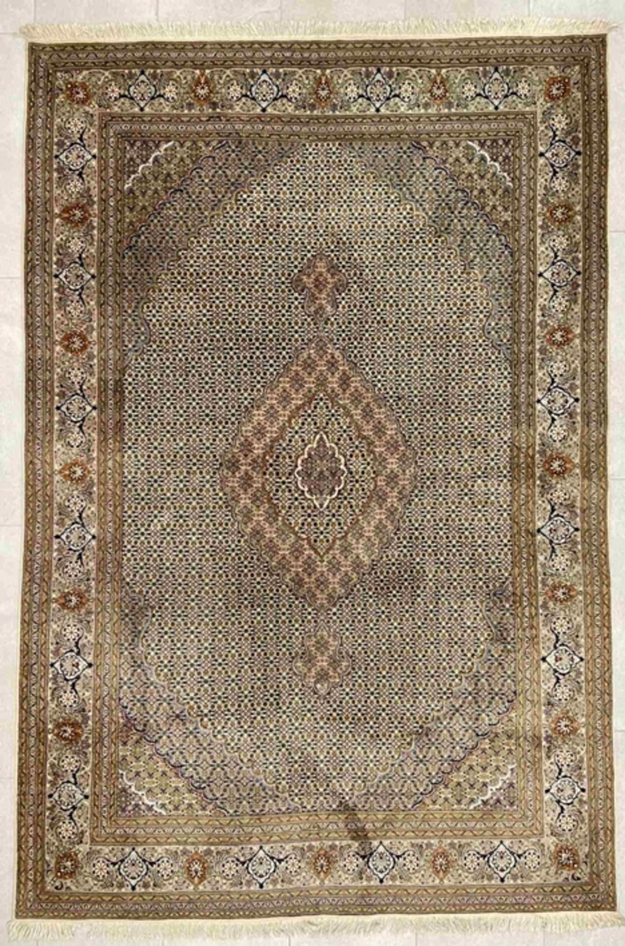 Tabriz Persian carpet, cork wool with silk, 50 Raj - 300 x 200cm