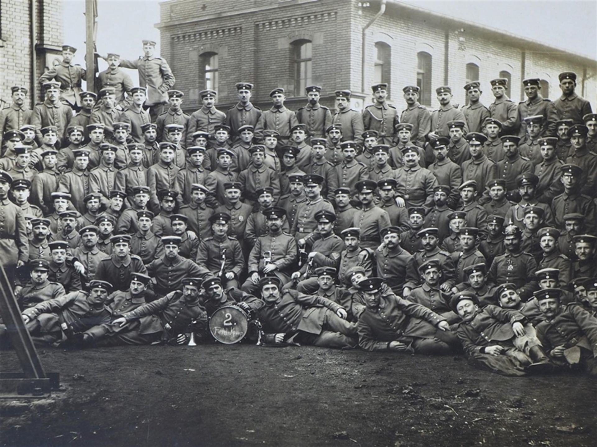 Konvolut Reservistenbilder und andere Gruppenfotos, um 1900 - Bild 4 aus 5