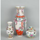 Konvolut chinesisches Porzellan, 3 Stück