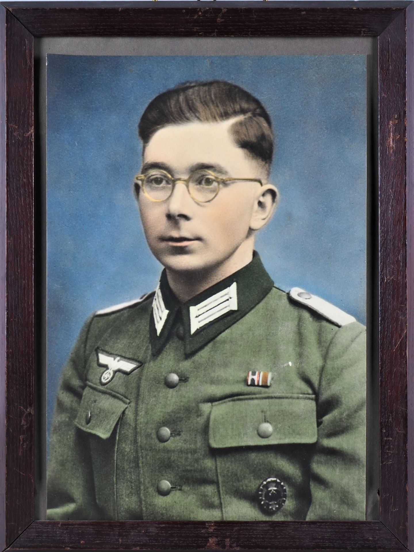 Large Wehrmacht officer portrait in color