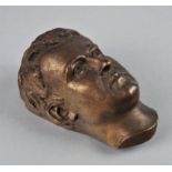 Bronzekopf eines jungen Mannes Jüngling 1930er Jahre