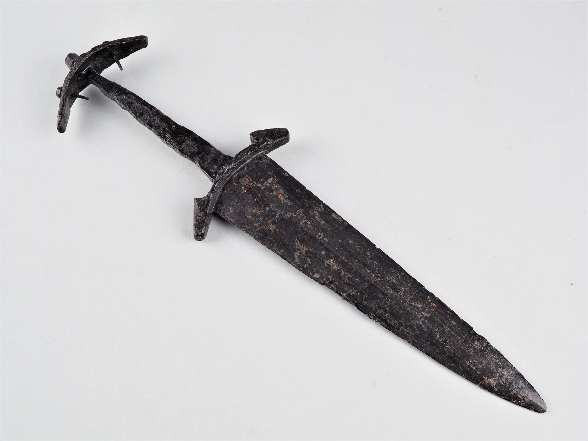 Swiss dagger, Middle Ages (medieval) end 14th century. - Image 2 of 6