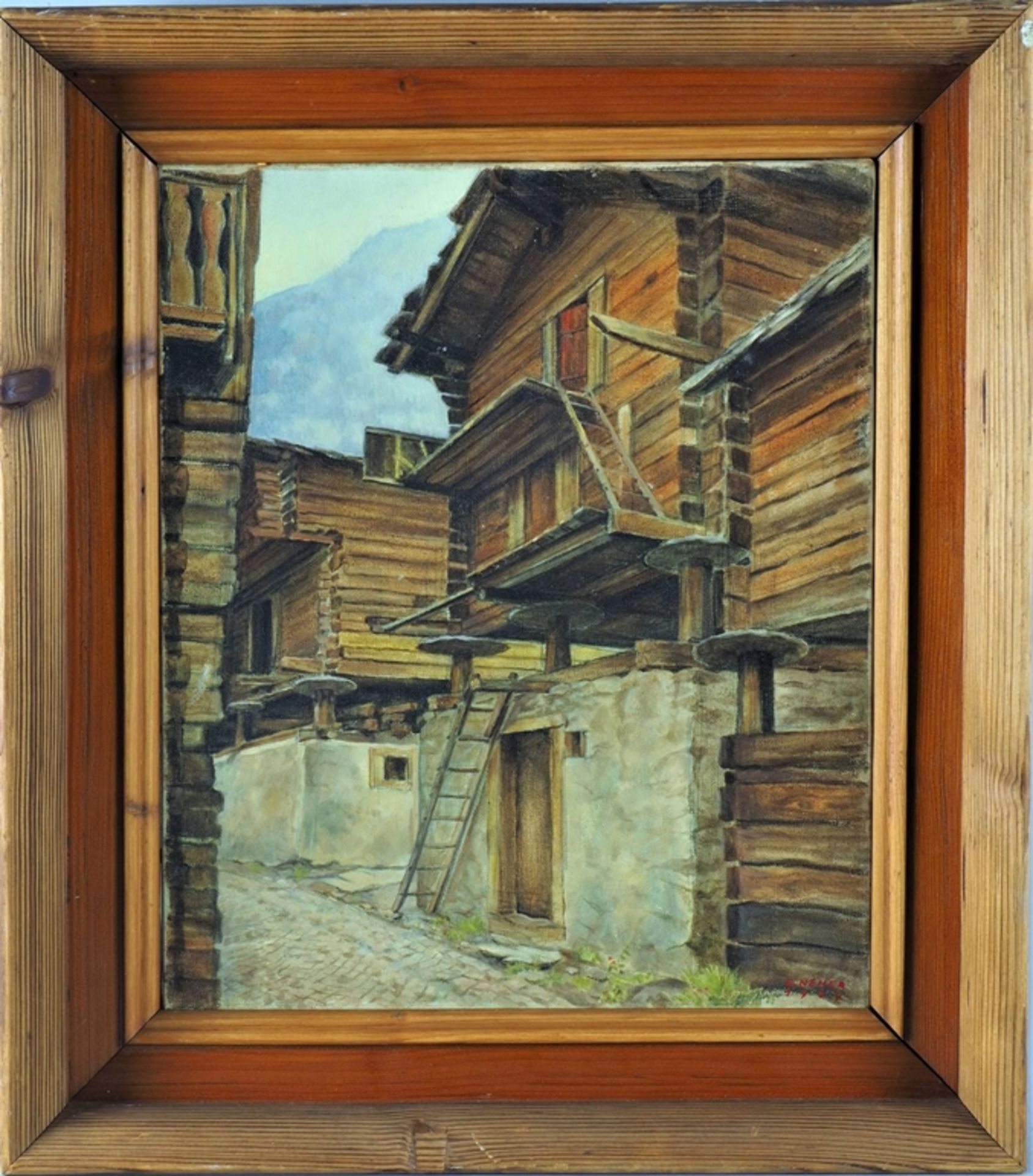 Erwin Neher - Blockhütten, 1939