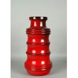 Große Scheurich Vase, 1970er Jahre