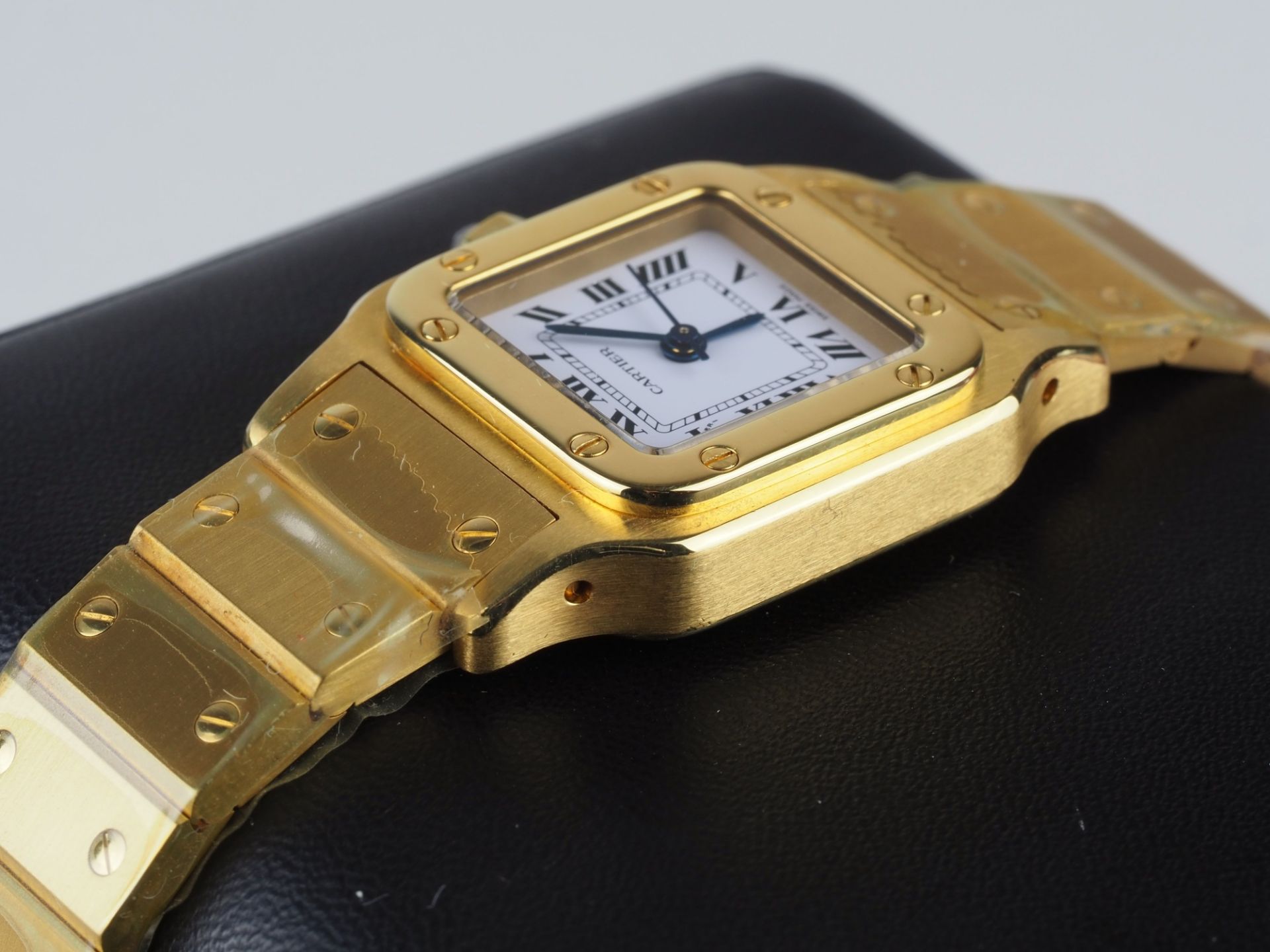 CARTIER Santos Or Massif, 18kt Gold, Automatik - Bild 3 aus 8