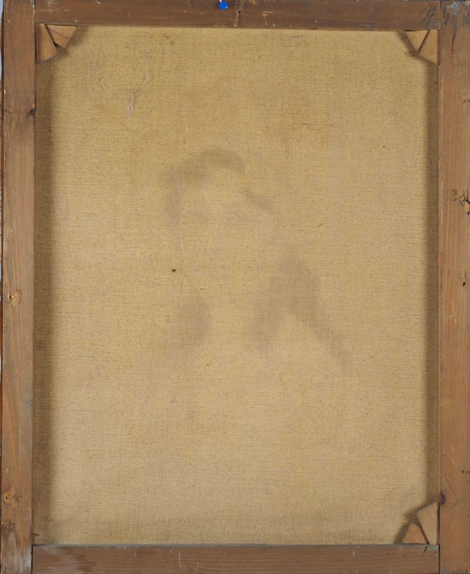 Damenporträt Ende 19. Jh. - sign. "J. Bouché" - Bild 4 aus 4