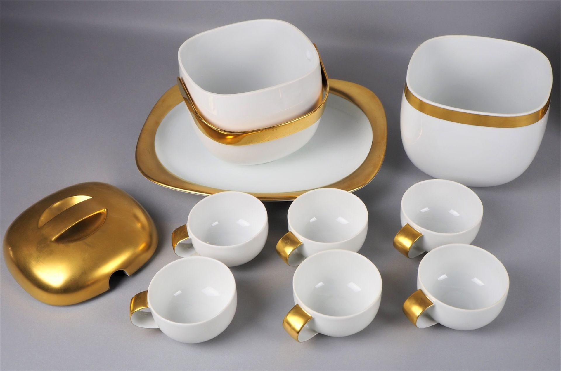 Rosenthal Suomi Gold Service für 8 Personen, 56 Teile - Bild 6 aus 7