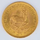 2 Rand Goldmünze, 1972, Südafrika