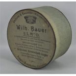 Militär Mützenschachtel um 1900, Wilhelm Bauer - ULM a/D.