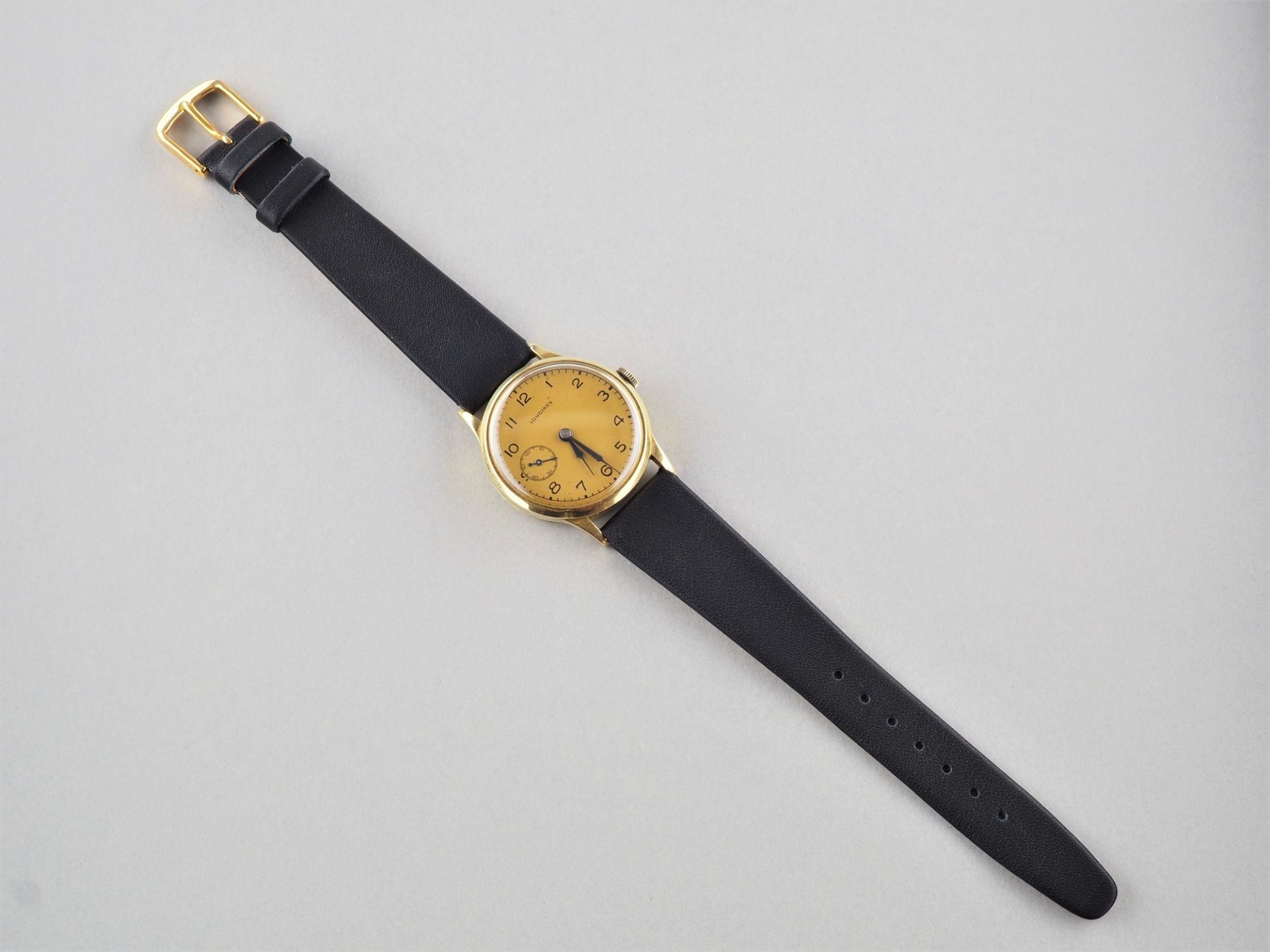 Longines Armbanduhr, 14K Gold, 1940er Jahre - Bild 4 aus 6